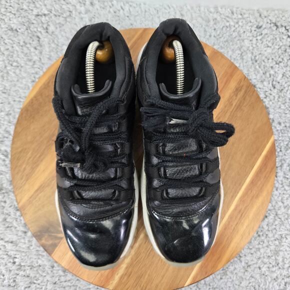 Jordan 11 Retro Low 72-10 GS Black Red Athletic Daily Sneaker Kids 7Y 528896-001 - Picture 5 of 13